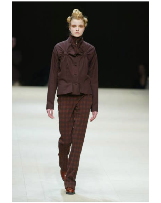 Issey Miyake A/W 2003 ruched panel jacket