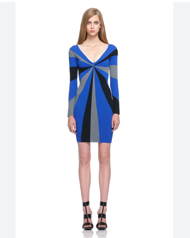 Alexander McQueen Resort 2010 pinwheel knit dress