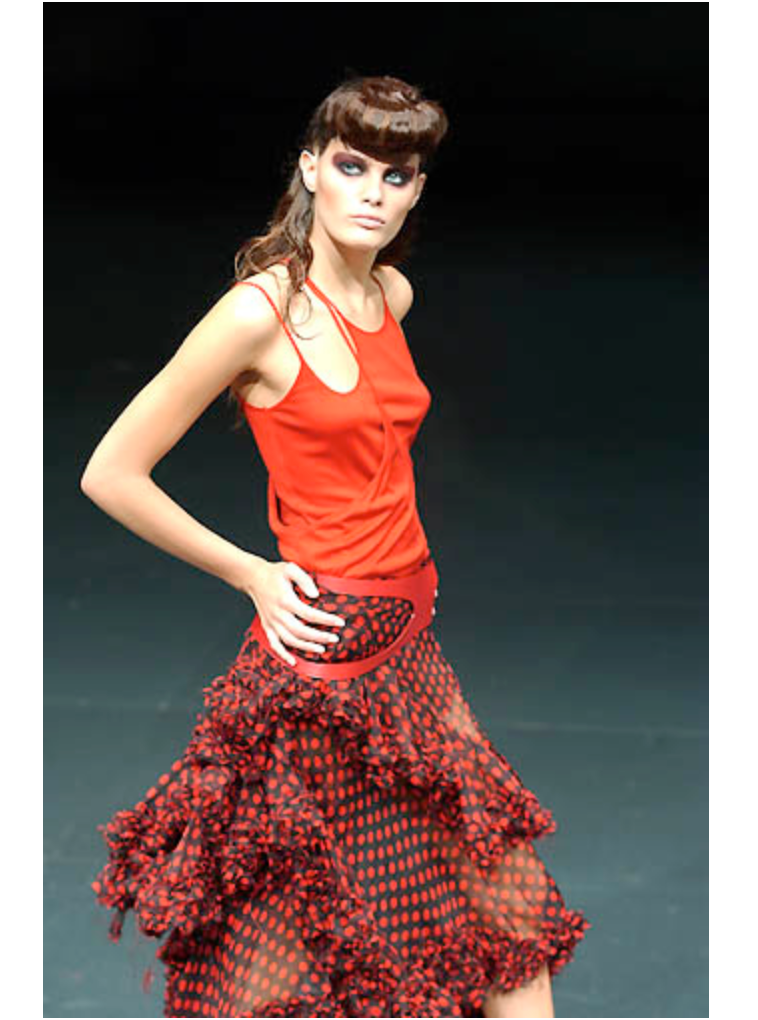 Alexander McQueen S/S 2002 multiway draped tank top
