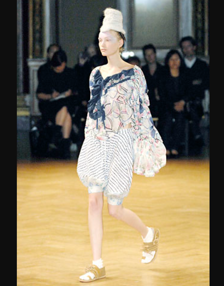 Tao COMME des GARÇONS Spring/Summer 2008 floral blouse