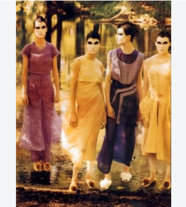 Comme des Garcons A/W 1997 'adult punk' collection ensemble